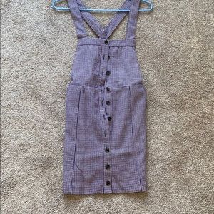 plaid button up dress! brand new! still has tags!